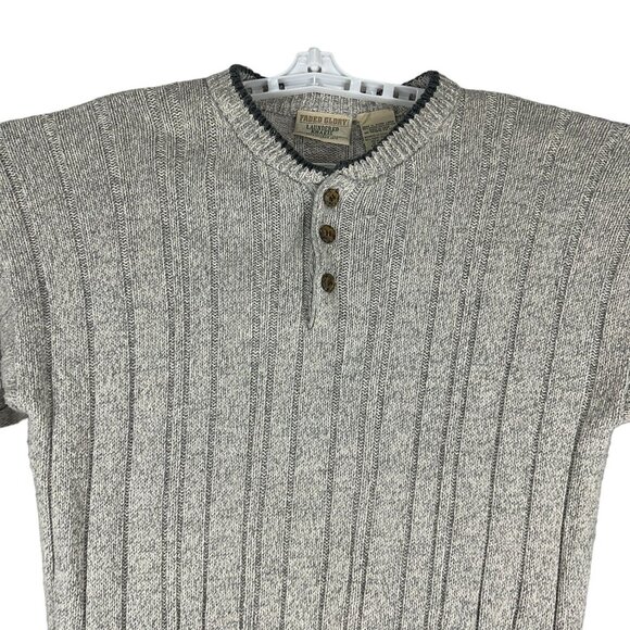 Faded Glory Men's Laundered Khakis Knit Sweater Size XL Gray - Picture 4 of 8